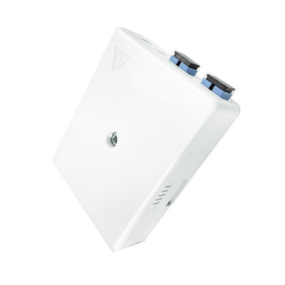 네트워크 회색 2 코어 UPC 플라스틱 광섬유 얼굴판 소켓 패널 SC 실내용