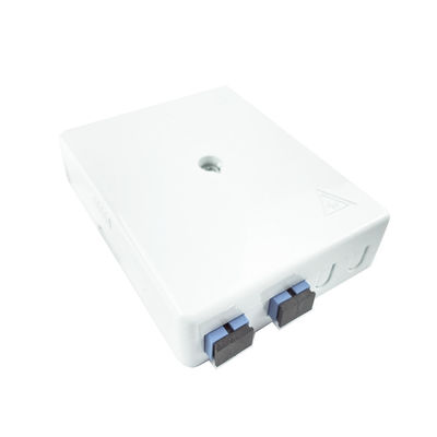 네트워크 회색 2 코어 UPC 플라스틱 광섬유 얼굴판 소켓 패널 SC 실내용