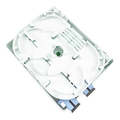 네트워크 회색 2 코어 UPC 플라스틱 광섬유 얼굴판 소켓 패널 SC 실내용