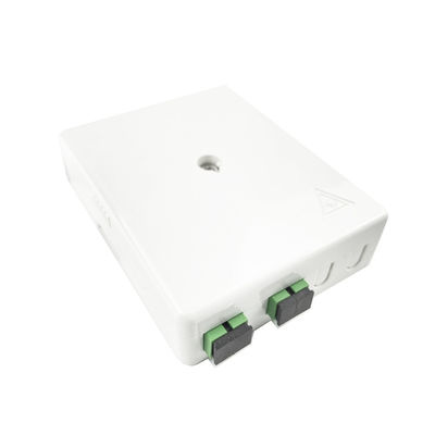 SC APC 플라스틱 광섬유 전면판 소켓 패널 2 코어 실내 및 FTTH 네트워크