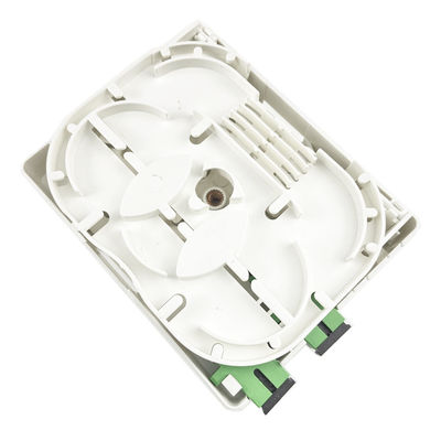 SC APC 플라스틱 광섬유 전면판 소켓 패널 2 코어 실내 및 FTTH 네트워크