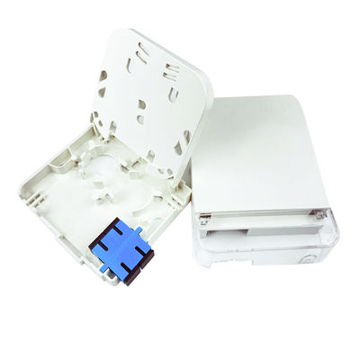 SC UPC 실내 FTTH 네트워크 설치용 플라스틱 광섬유 얼굴판 소켓 패널
