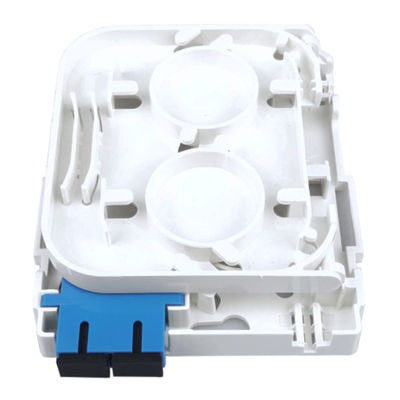 SC UPC 실내 FTTH 네트워크 설치용 플라스틱 광섬유 얼굴판 소켓 패널