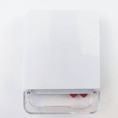 2 코어 ST UPC 플라스틱 광섬유 얼굴판 소켓 패널 FTTH 화이트 통합