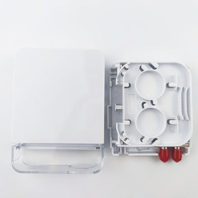 2 코어 ST UPC 플라스틱 광섬유 얼굴판 소켓 패널 FTTH 화이트 통합