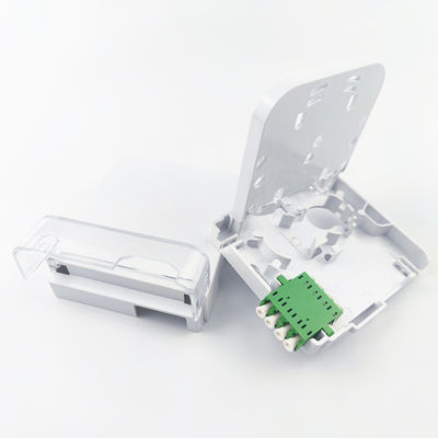 장시간 광섬유 연결을 위한 2핵 LC APC 플라스틱 얼굴판 소켓 패널