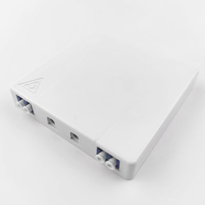 5 실내 FTTH 네트워크용 회색/백색 LC UPC 플라스틱 광섬유 전면판 소켓 패널