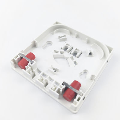 114*85*21mm FC/UPC 실내 네트워크 FTTH용 플라스틱 광섬유 전면판 소켓 패널