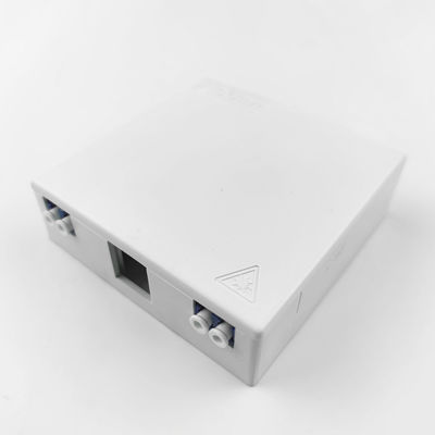실내 FTTH 네트워크용 유선 LAN 2 코어 플라스틱 광섬유 전면판 소켓 패널