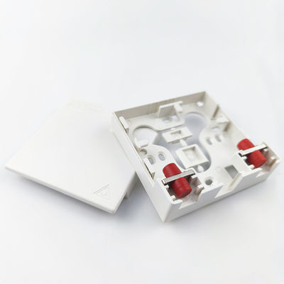 2 코어 FC UPC 플라스틱 광섬유 안면판 소켓 패널 실내 네트워크 FTTH 선택