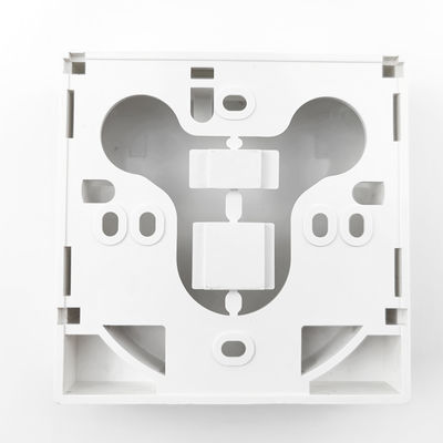 2 코어 FC APC FTTH 네트워크용 플라스틱 광섬유 전면판 소켓 패널 흰색/灰색