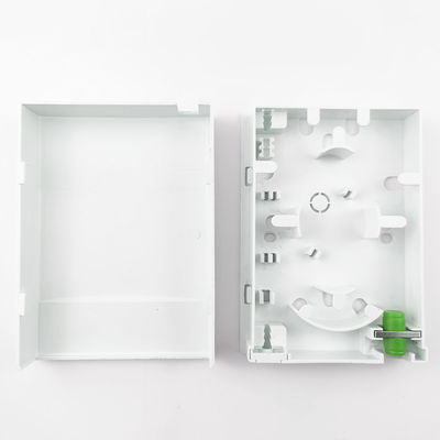 2 코어 FC/APC 실내 FTTH 네트워크용 플라스틱 광섬유 전면판 소켓 패널