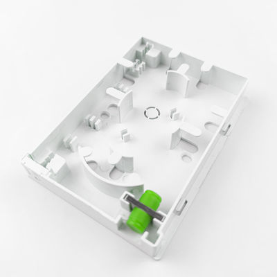 2 코어 FC/APC 실내 FTTH 네트워크용 플라스틱 광섬유 전면판 소켓 패널