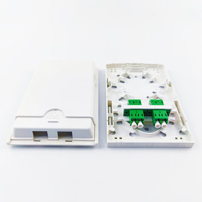 132*83*25 ABS PC 2 코어 LC APC 광섬유 전면판 소켓 패널 광 장비