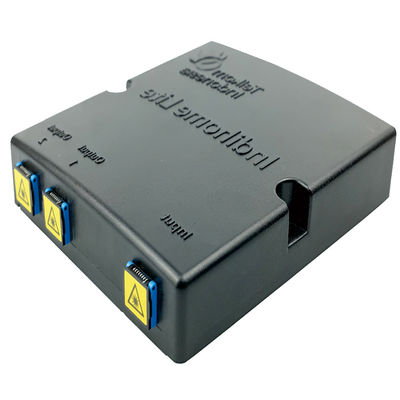 검은색 플라스틱 광섬유 스플리터 전면판 소켓 패널 FTTH 2 코어 SC UPC PC