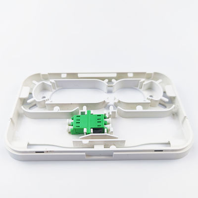 1 포트 그레이 APC FTTH 네트워크의 실내용 플라스틱 광섬유 전면판 소켓 패널