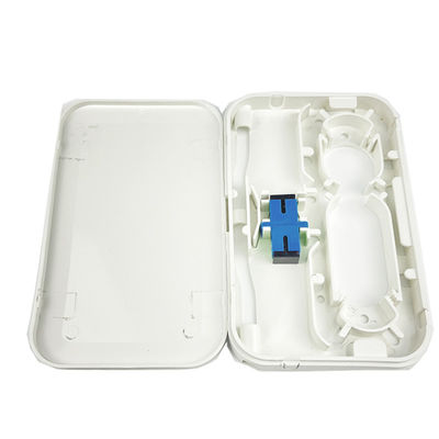 FTTH 네트워크 애플리케이션 백색 실내용 플라스틱 광섬유 표면판 소켓 패널