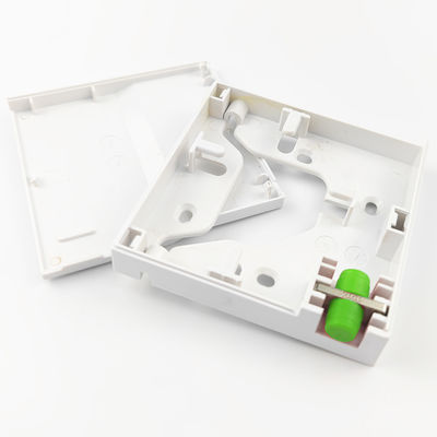 회색 FTTH 네트워크 성능을 위한 최고의 1 코어 FC APC 플라스틱 광섬유 소켓 패널