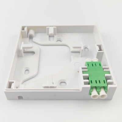 5 유선 LAN 네트워크 1 코어 LC APC 플라스틱 광섬유 얼굴판 소켓 패널에 가장 좋습니다.