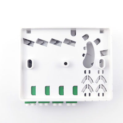 FTTH 네트워크 호환 광섬유 소켓 패널 4 코어 ABS PC 재료 실내용
