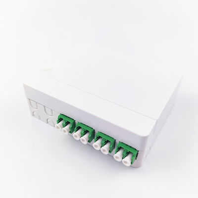 FTTH 네트워크 호환 광섬유 소켓 패널 4 코어 ABS PC 재료 실내용