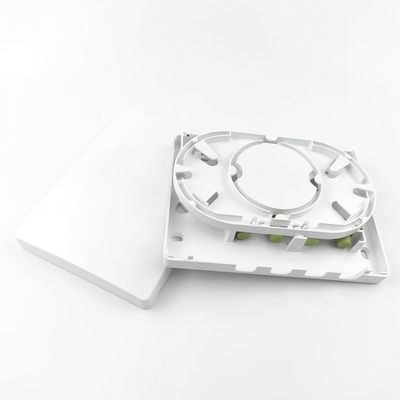 FC/APC 커넥터 타입 4 코어 FTTH 네트워크용 플라스틱 광섬유 전면판 소켓 패널