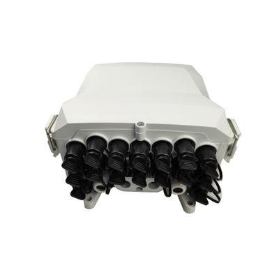 24Cores IP65 FTTH 벽에 장착된/극에 장착된 광섬유 배포 상자 PC ABS 재료