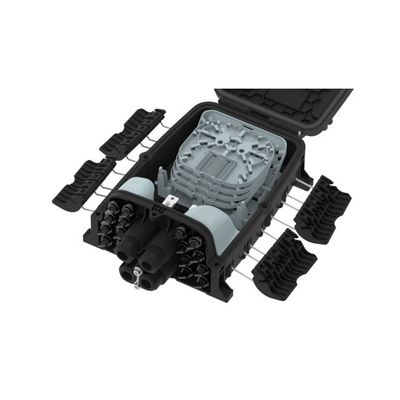 PP GF 항 UV 24 코어 IP65 벽에 장착 / 폴에 장착 된 광섬유 분배 상자