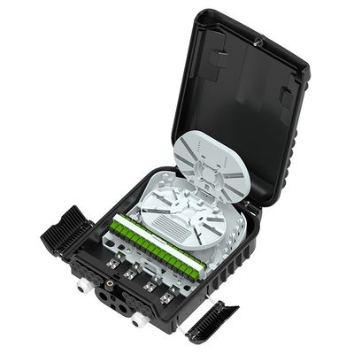 고밀도 IP65 벽/몰 장착 24/36 코어용 ABS PC 광섬유 유통 상자