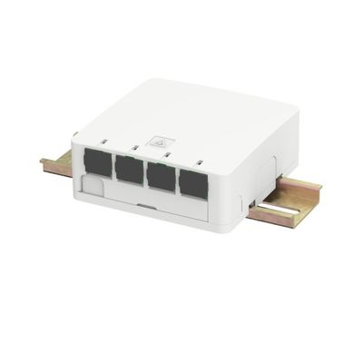 FTTH 네트워크에 장착된 4-포트 SC 실내 섬유 소켓 벽/DIN-레일 5 보장