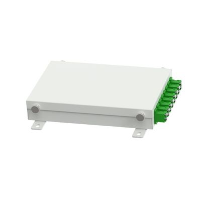네트워크 FTTH/FTTX 터미널용 알루미늄 8 코어 FC APC 타입 광섬유 배급 상자