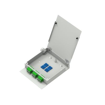 냉 laminated 강철 네트워크 ODN 전력 LC APC 유형 12 코어 광섬유 FTTH 터미널 박스