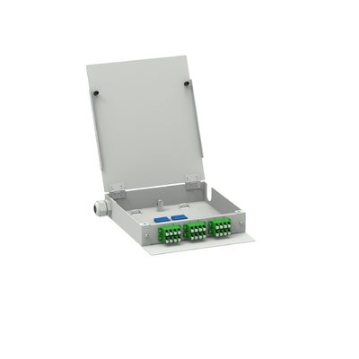 냉 laminated 강철 네트워크 ODN 전력 LC APC 유형 12 코어 광섬유 FTTH 터미널 박스