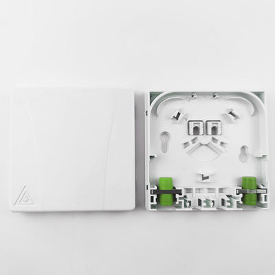 2 코어 FC APC 밀도 ODN FTTH 네트워크용 플라스틱 광섬유 전면판 소켓 패널