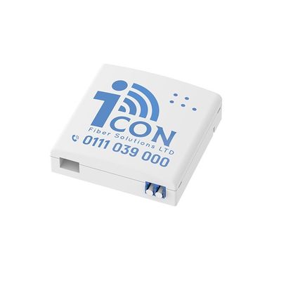 2 코어 LC UPC 플라스틱 광섬유 FTTH 네트워크의 실내용 소켓 패널